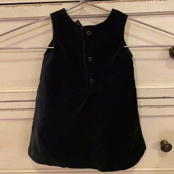 Carter’s 3M black velvet bow dress dainty fancy formal baby outfit 3 Months​ - Picture 3 of 8